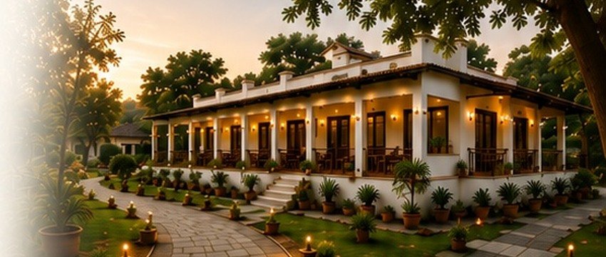 Panch Tatva Aashram building in Jaipur