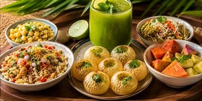 डेटोक्स ज्यूस + अल्पाहार